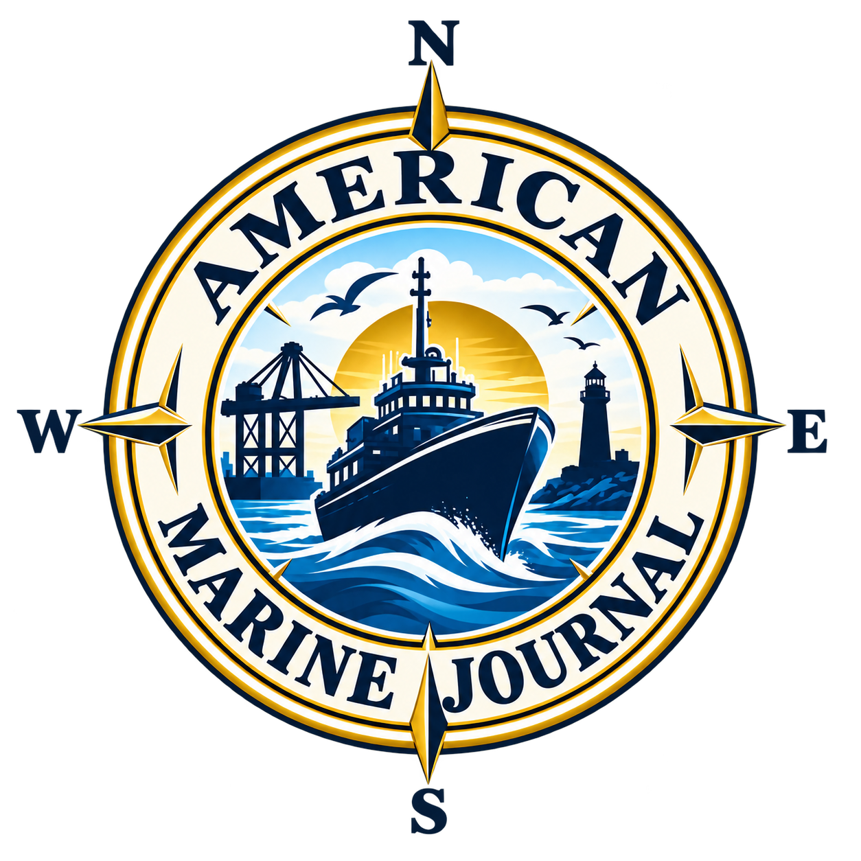 AMJ compass emblem